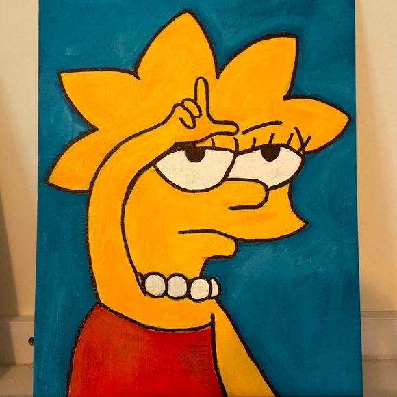 Lisa Simpson Painting - Picture 1 of 1